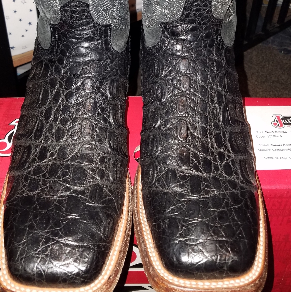 Justin 11 D caiman boots